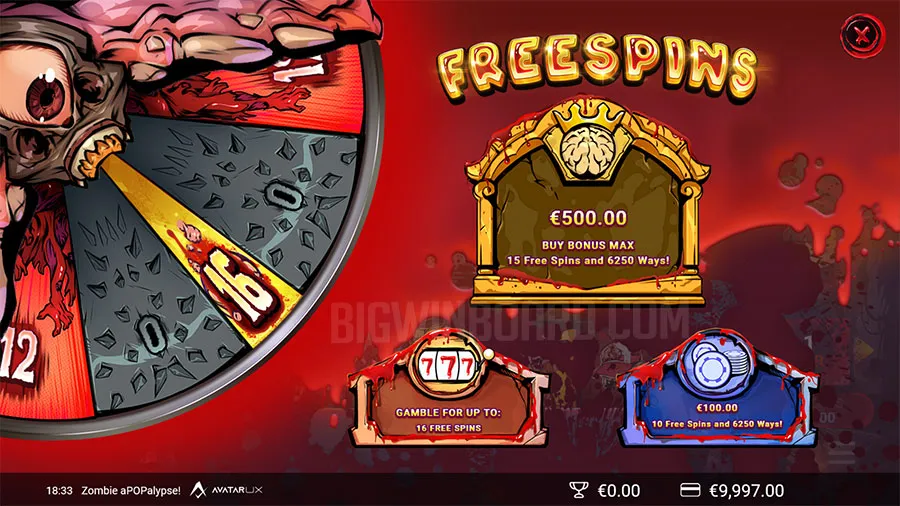 Zombie aPOPalypse MultiPop slot