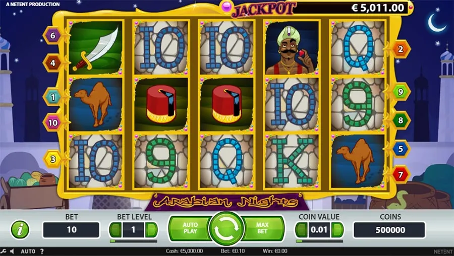 arabian nights slot