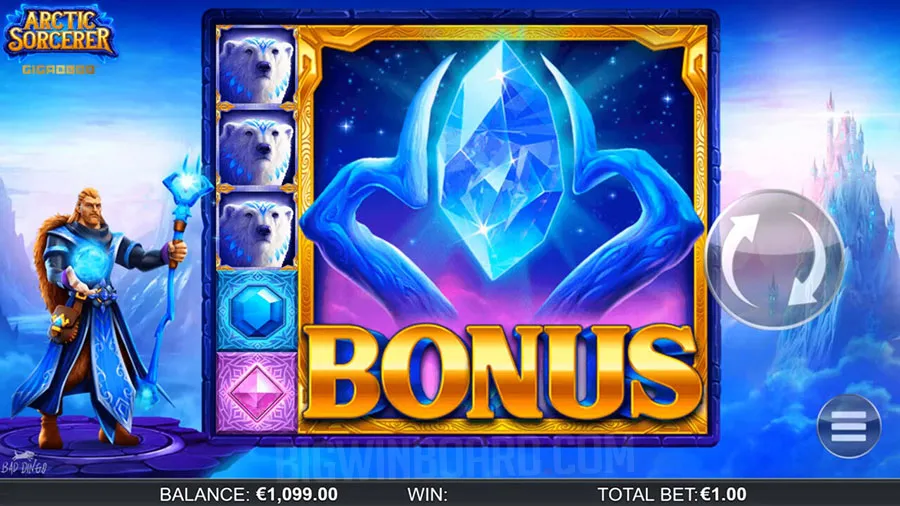 Arctic Sorcerer Gigablox slot