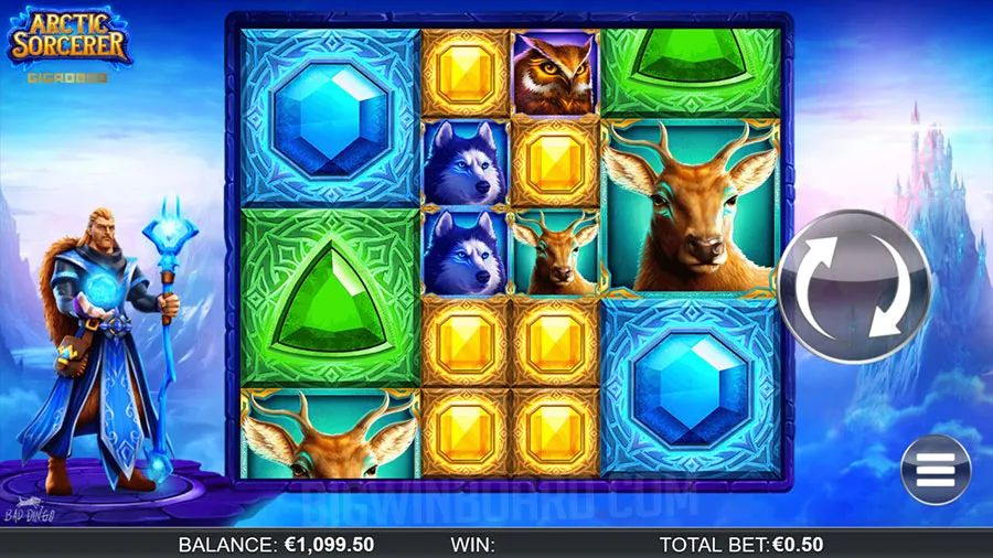 Arctic Sorcerer Gigablox slot