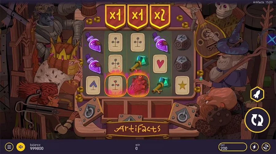 Artifacts slot