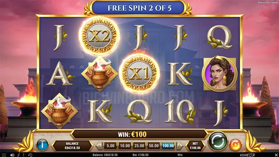 Athena Ascending slot