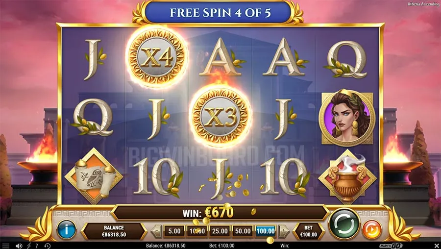 Athena Ascending slot