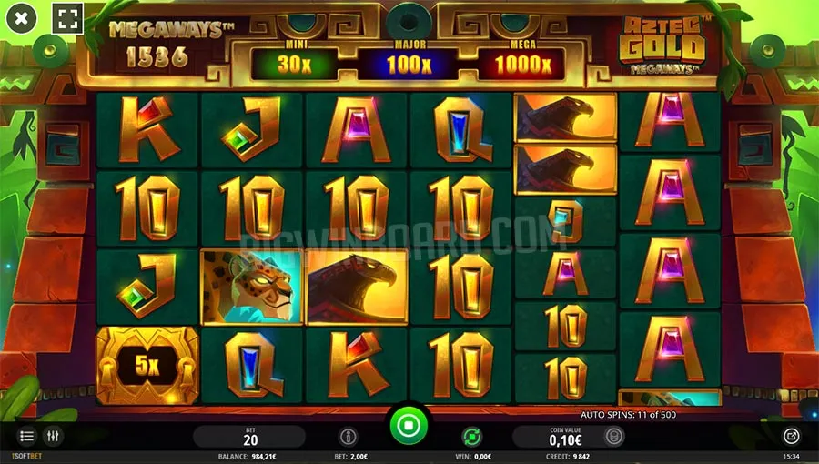 aztec gold megaways
