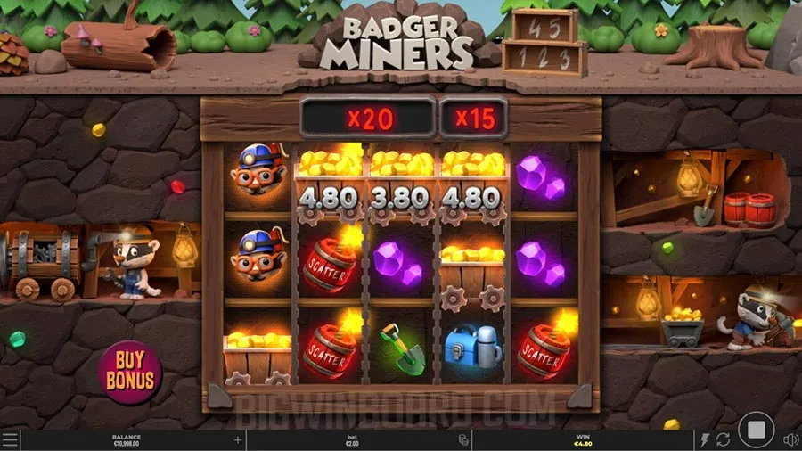 Badger Miners slot