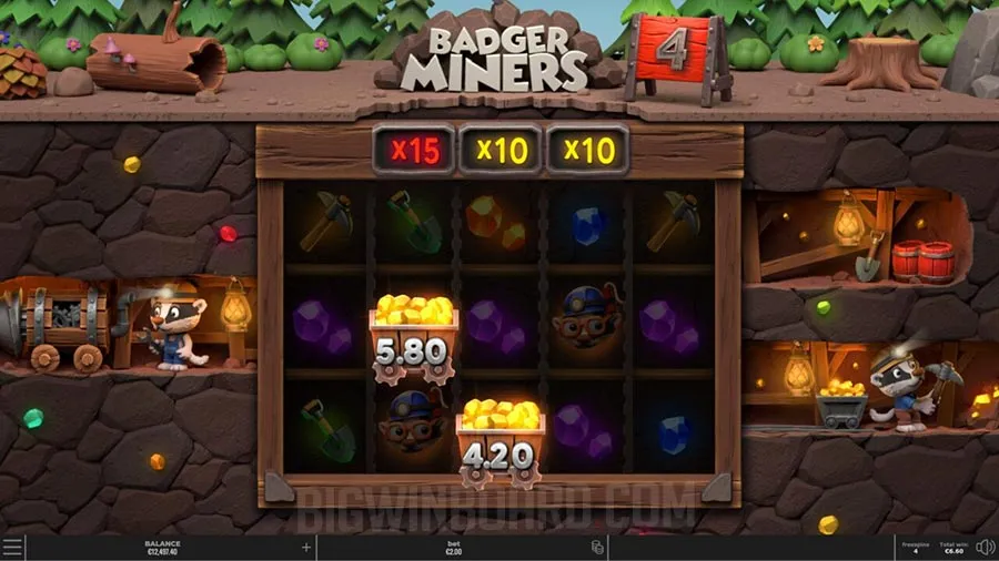 Badger Miners slot