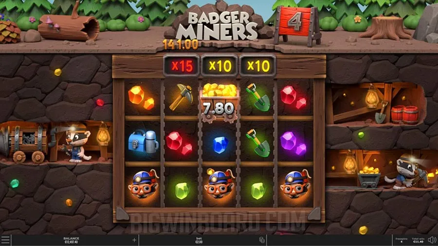 Badger Miners slot