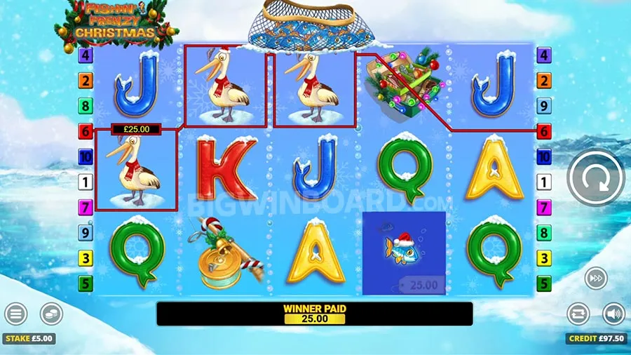 Fishin’ Frenzy Christmas slot
