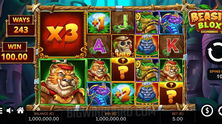 Beasty Blox Gigablox slot
