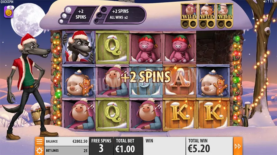 big bad wolf christmas special slot