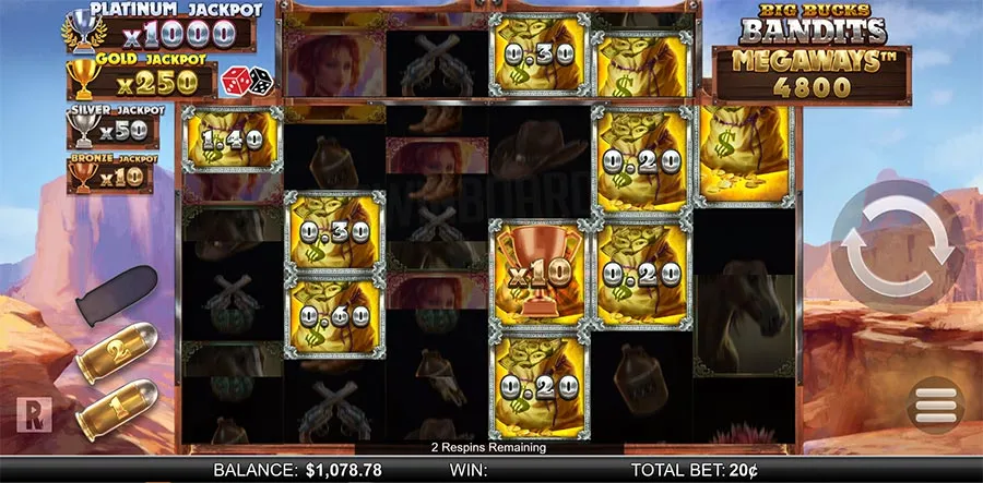 big bucks bandits megaways