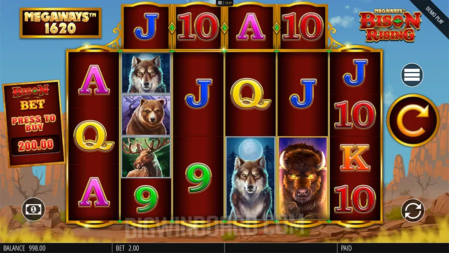 Bison Rising Megaways slot