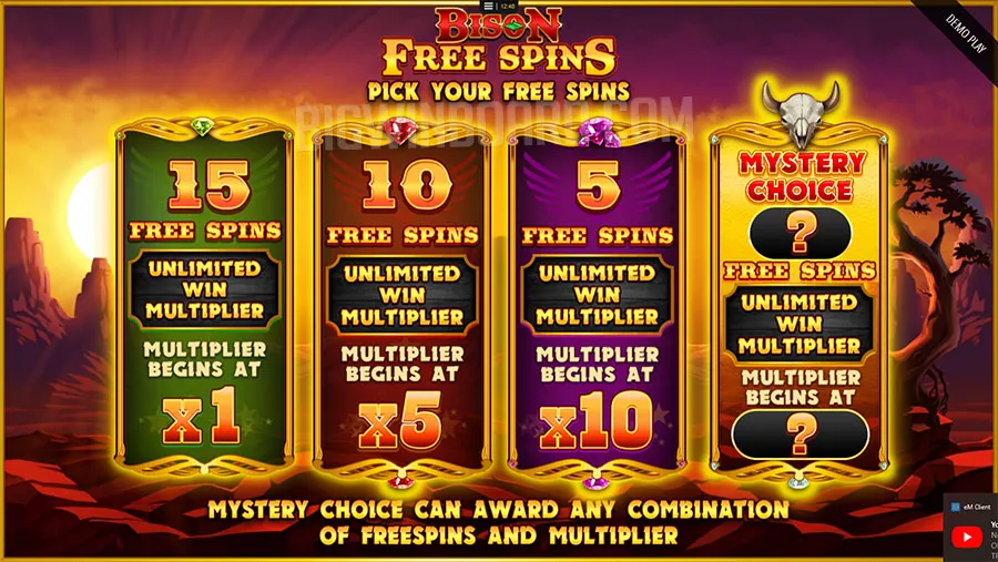 Bison Rising Megaways slot