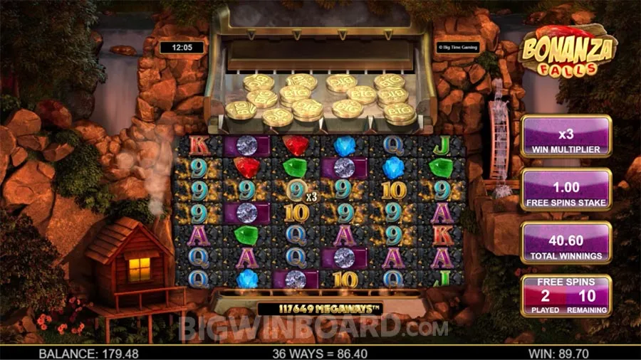 Bonanza Falls slot