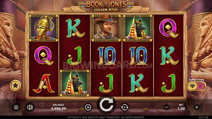 Book of Jones slot