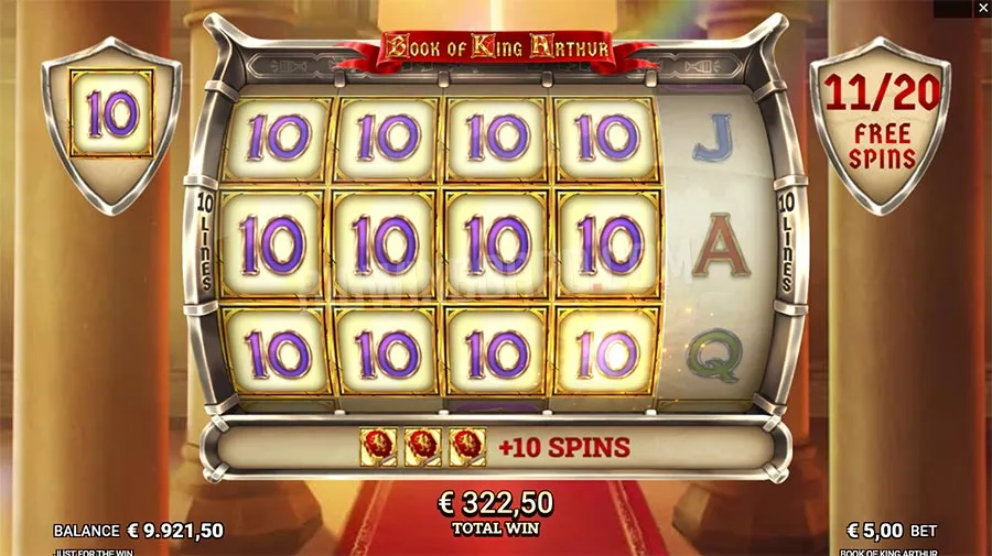 book of king arthur slot