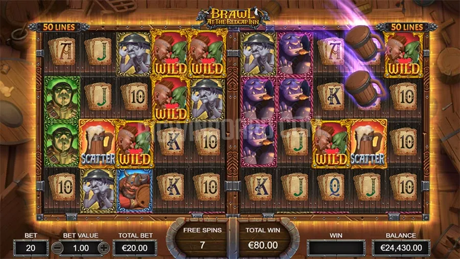 Brawl at the Redcap Inn slot