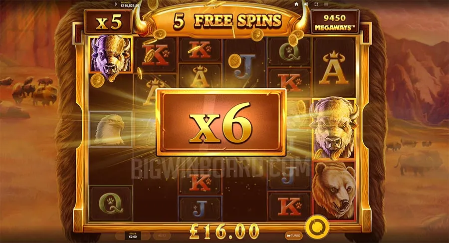 Buffalo Mania Megaways slot