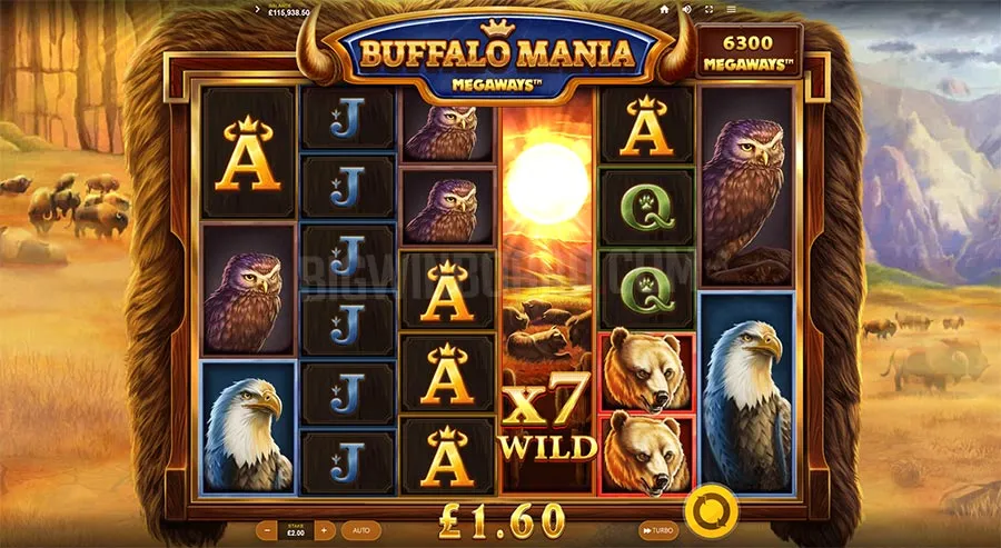 Buffalo Mania Megaways slot