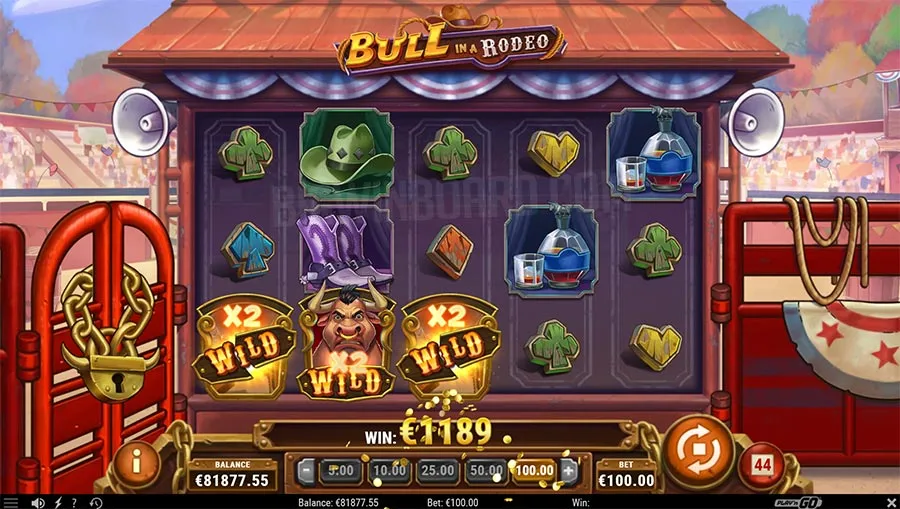 Bull in a Rodeo slot