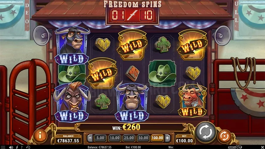 Bull in a Rodeo slot