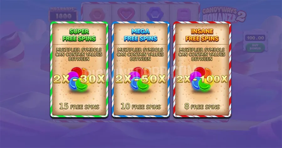 Candyways Bonanza 2 Megaways slot