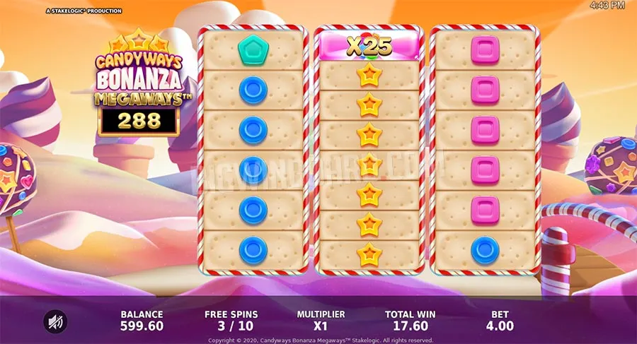 candyways bonanza megaways slot