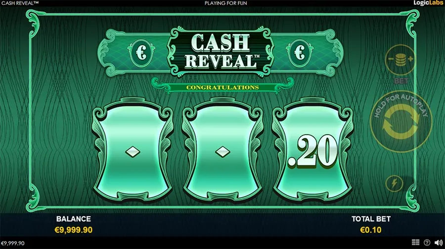 Cash Reveal slot