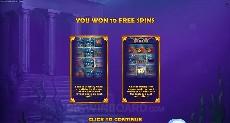 Commander of Tridents slot