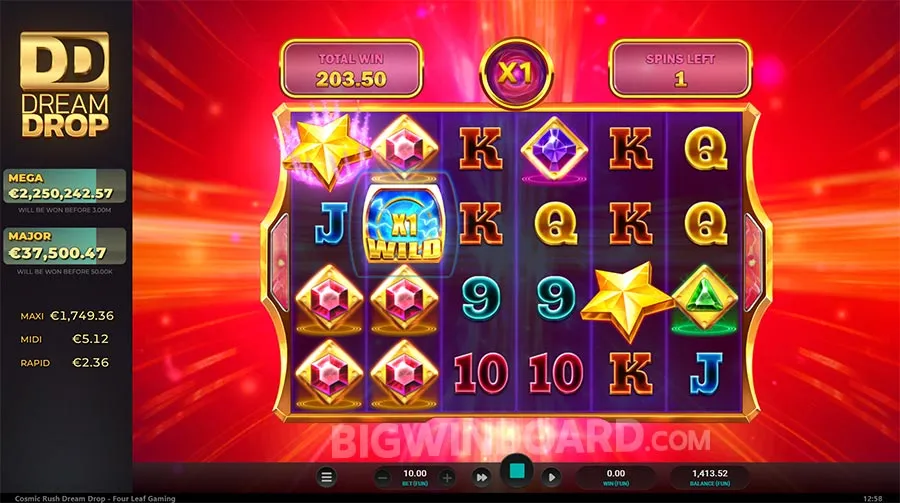 Cosmic Rush Dream Drop slot