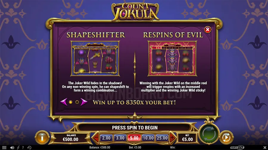 Count Jokula slot