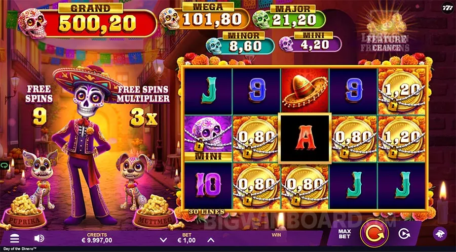 Day Of The Dinero slot