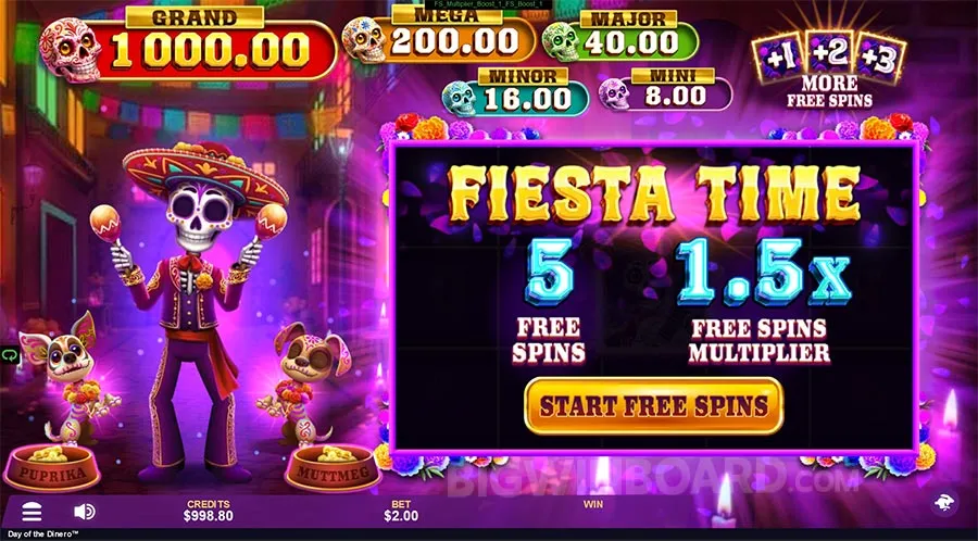 Day Of The Dinero slot