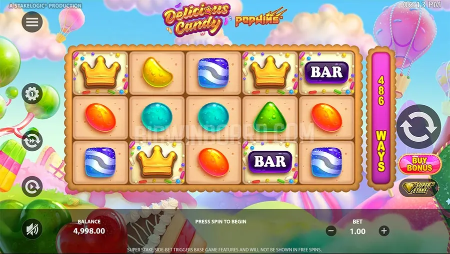 Delicious Candy PopWins slot