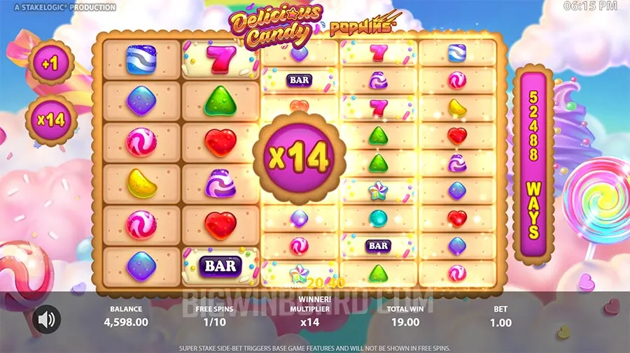 Delicious Candy PopWins slot