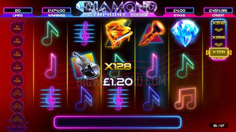 Diamond Symphony DoubleMax slot