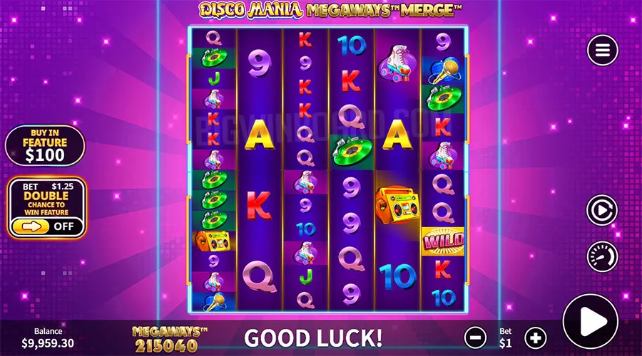 Disco Mania Megaways Merge slot