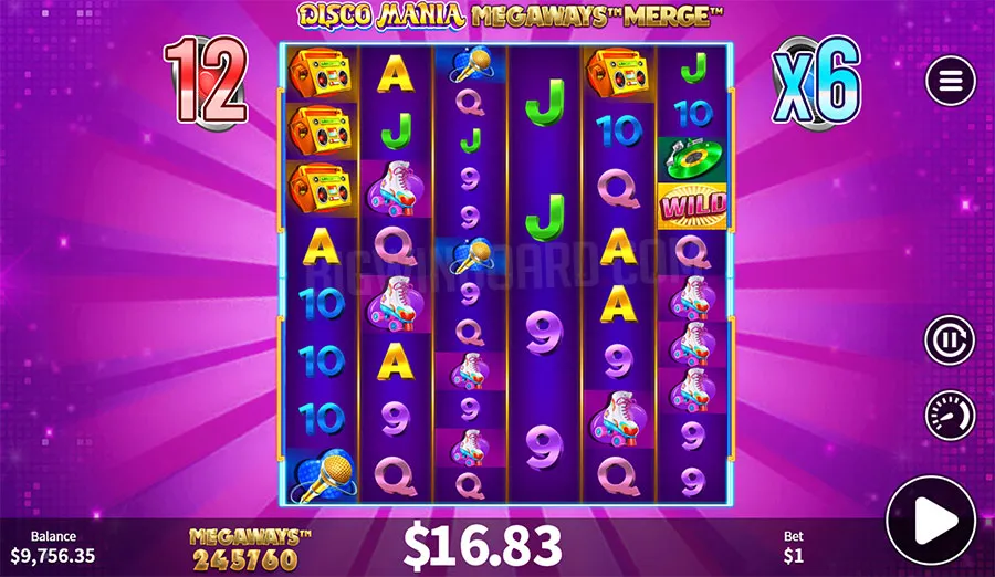 Disco Mania Megaways Merge slot