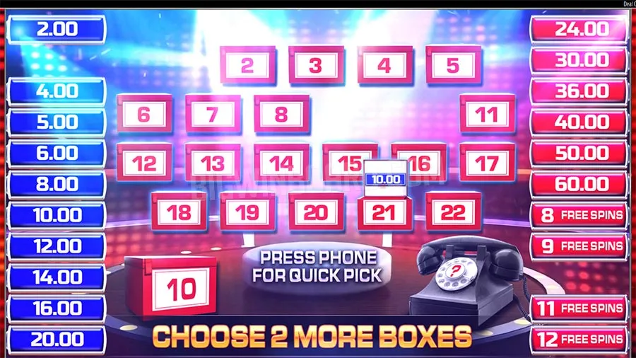 deal or no deal golden box megaways