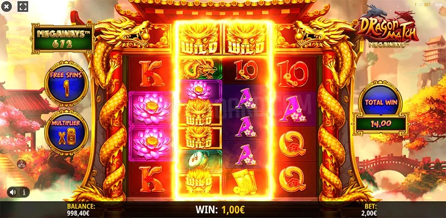 dragon match megaways