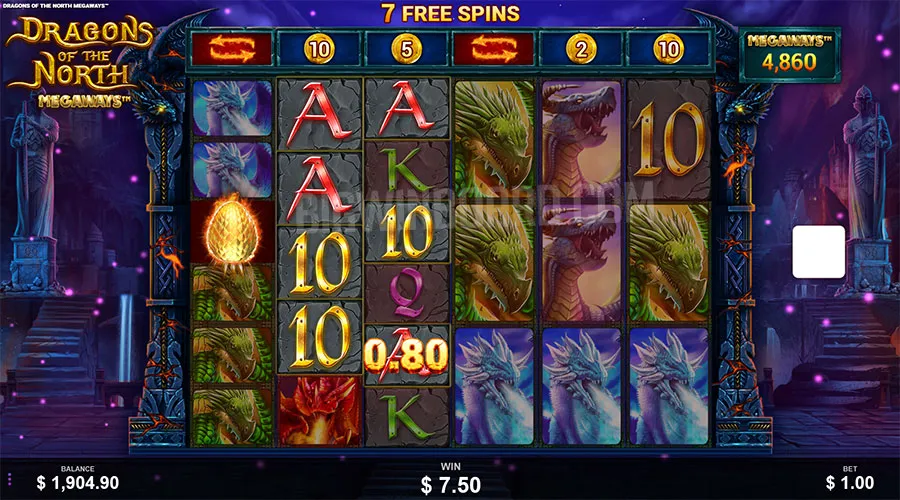 Dragons of the North Megaways slot