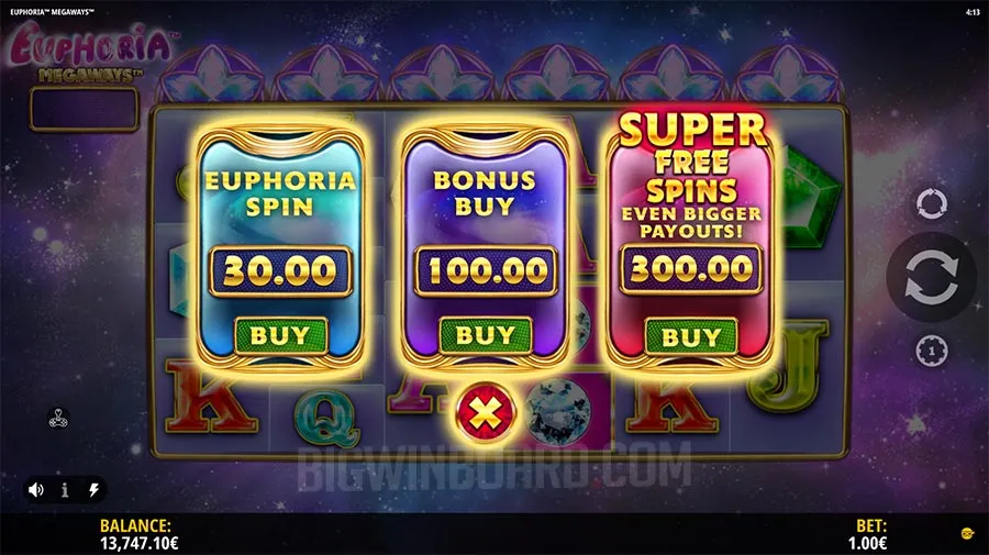Euphoria Megaways slot