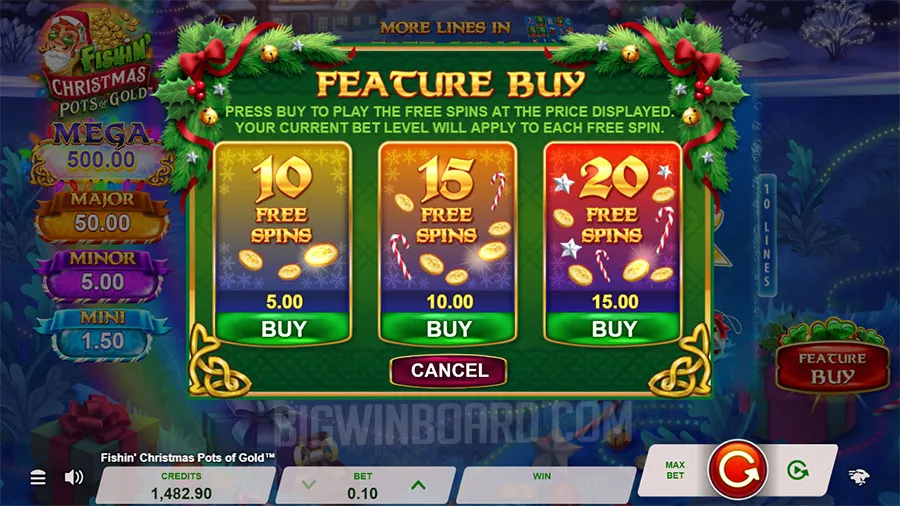 Fishin' Christmas Pots Of Gold slot