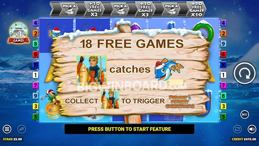 Fishin’ Frenzy Christmas slot