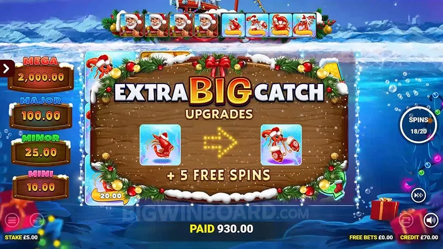 Crabbin for Christmas slot