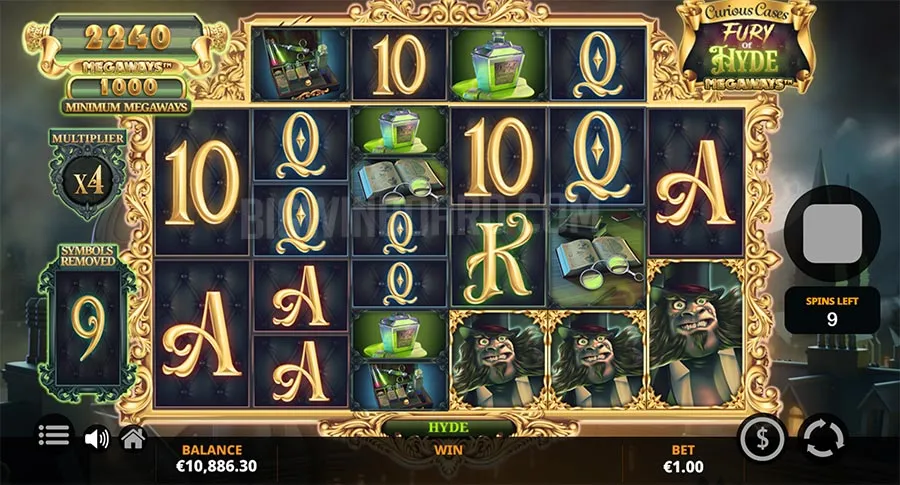 Fury of Hyde Megaways slot