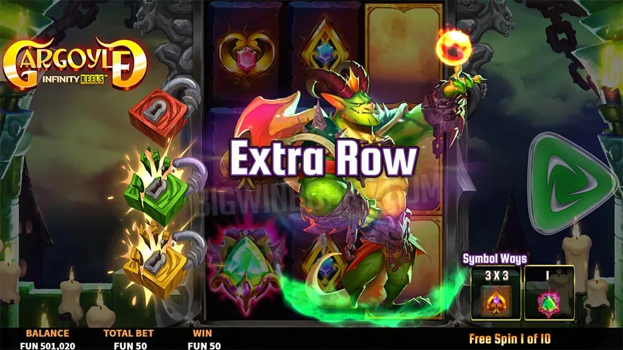 gargoyle infinity reels slot