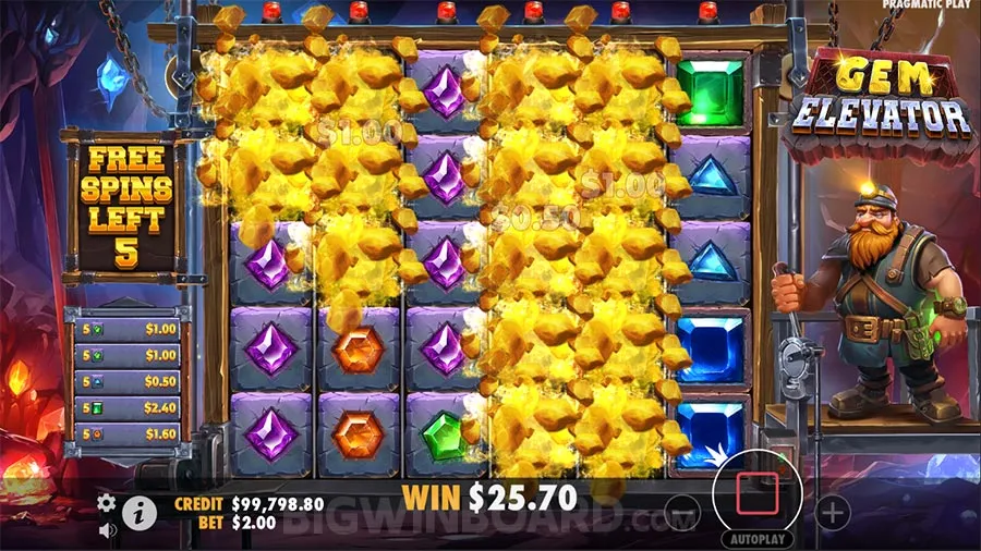Gem Elevator slot