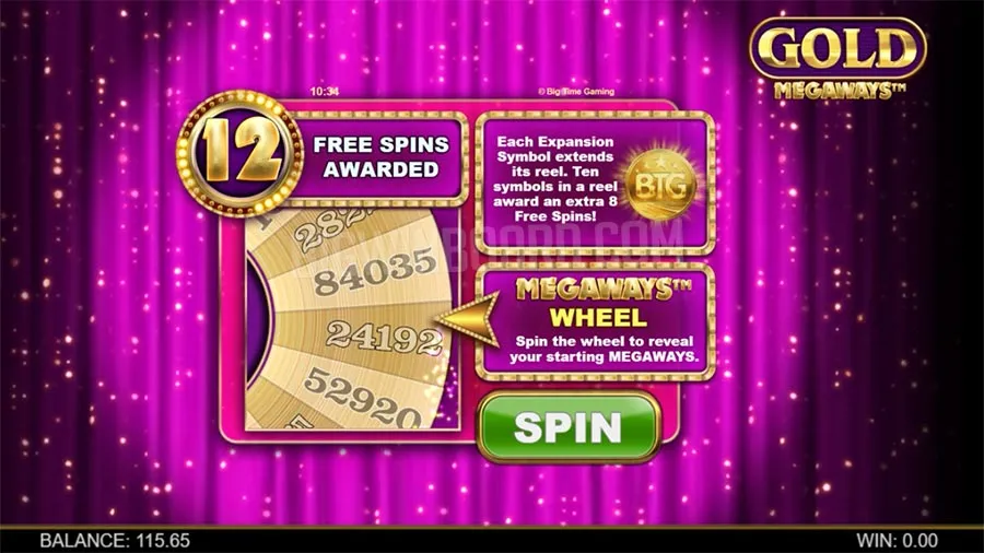 Gold Megaways slot