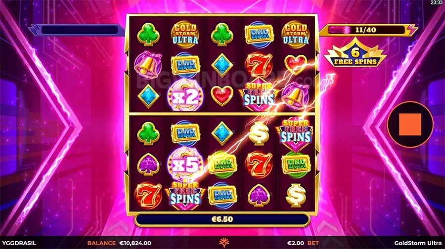 Goldstorm Ultra slot